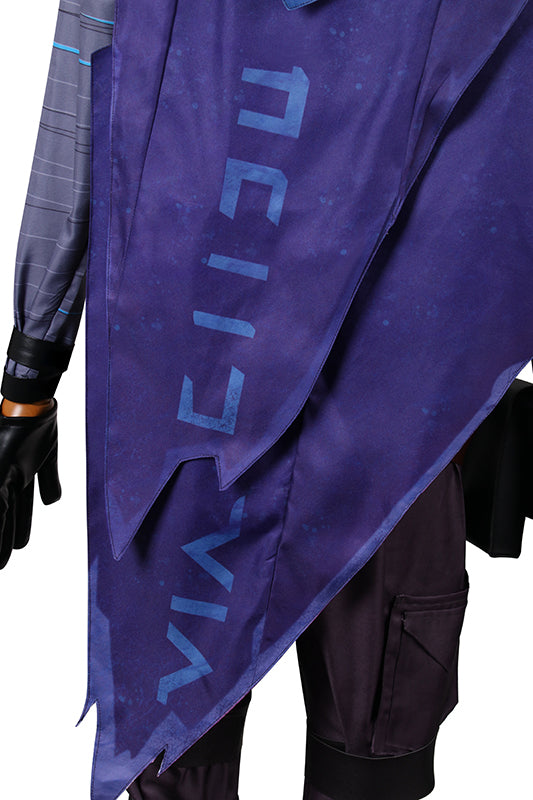 Monenjoy　ヴァロラント　オーメン　コスプレ衣装　Omen　コスチューム　cosplay　Valorant　イベント　仮装 - Monenjoy