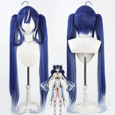 Monenjoy　鳴潮 ユーノ ウィッグ　100cm　コスプレ道具　カツラ　イベント