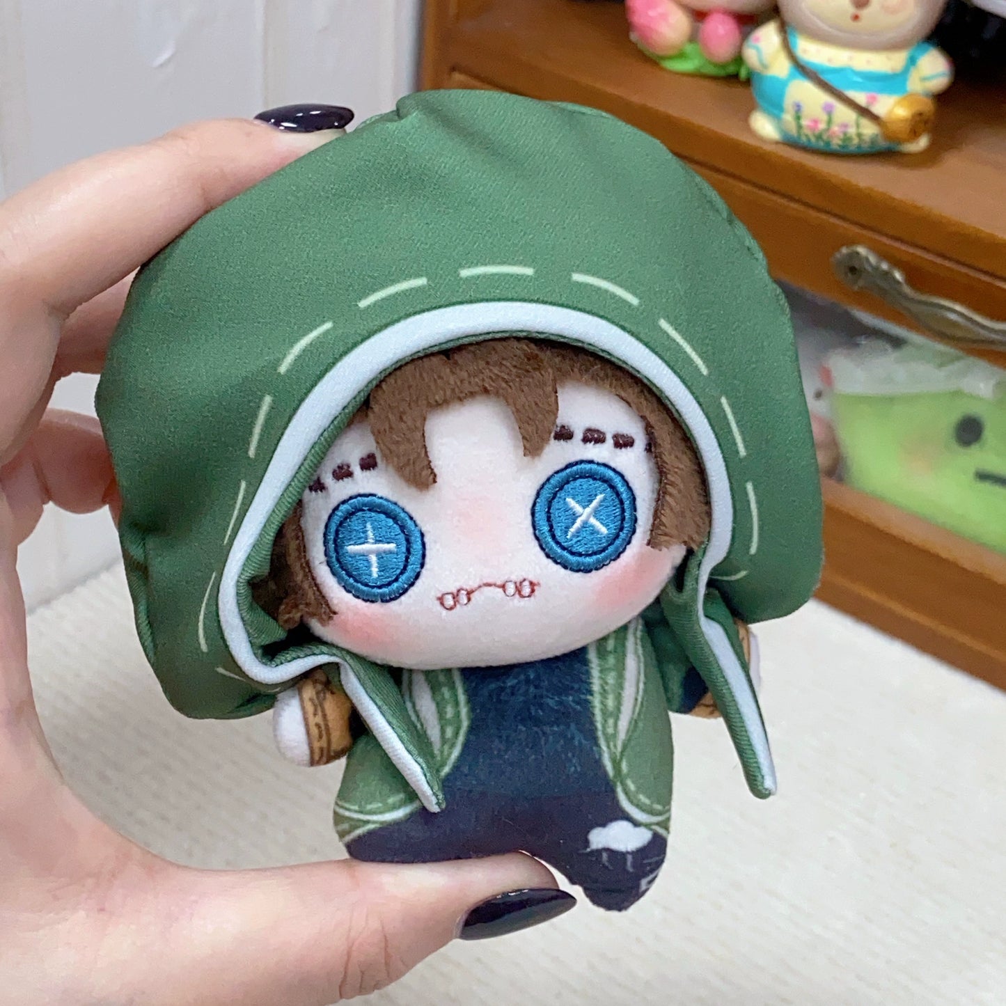 アイデンティティ5 　傭兵　BROWN　ぬいぐるみ　10cm キーホルダー　綿人形　第五人格/IdentityV 同人グッズ　第五人格コラボ　非公式グッズ