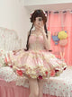 Monenjoy　ロリータ　ペチコート　花　クリノリン　バッスル　ティアードペチコート　ふわもこアンダー　ふんわり　コスプレ道具　地雷系　GS1220 - Monenjoy