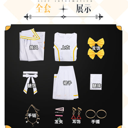 Monenjoy　前橋ウィッチーズ 　三俣 チョコ　コスプレ衣装　黄色　ライブ服　舞台服　コスチューム　魔女　　演出服GS1902