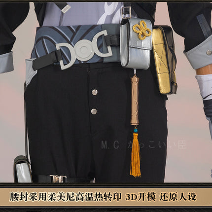 【限定販売】Monenjoy 鳴潮 コスプレ衣装　主人公（気動）　アクセサリー付　実物化　実装化　イベント　仮装　カッコイイ　ハロウィン - Monenjoy