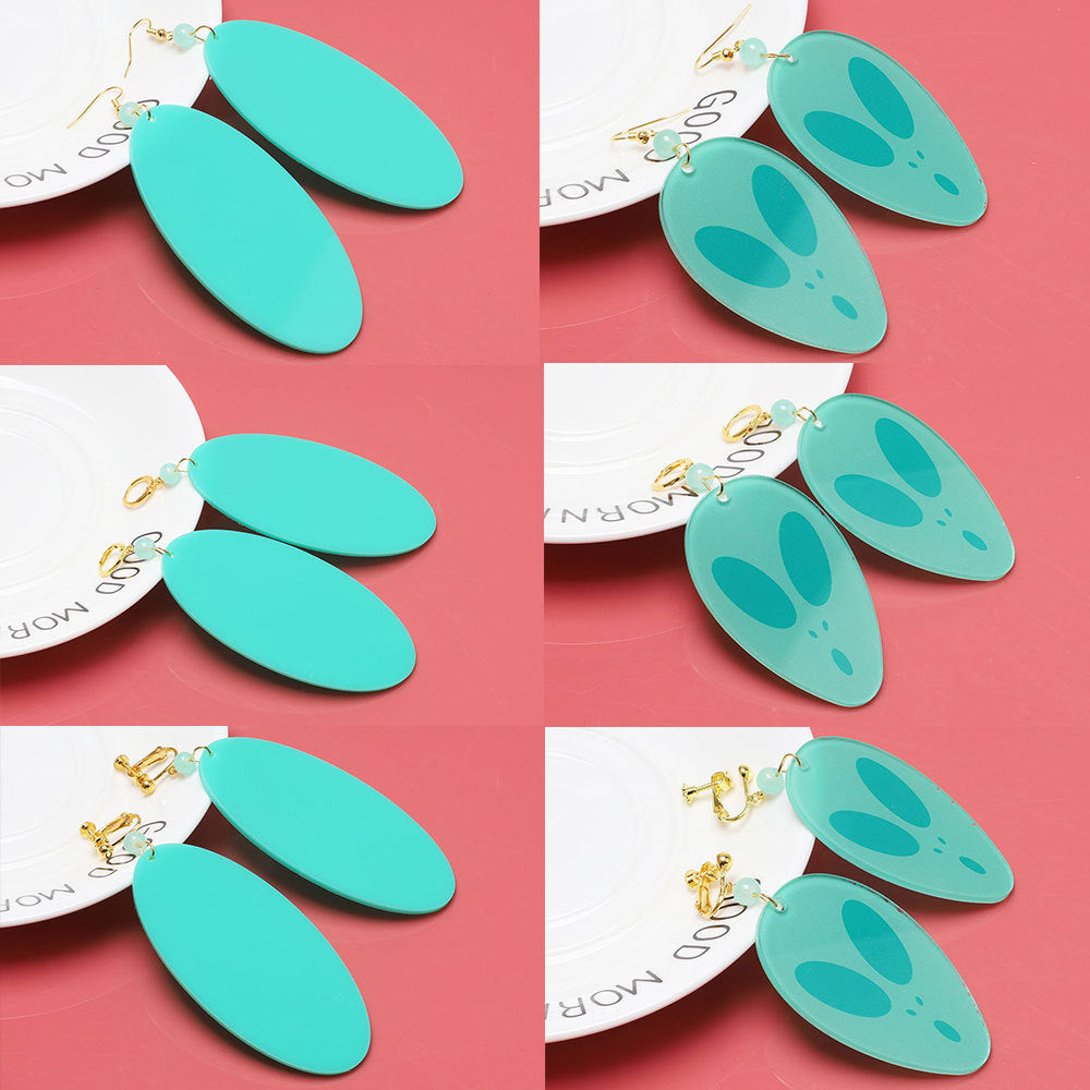 Monenjoy ダンダダン イヤリング　おもちゃ　綾瀬 桃 耳飾り　ピアス　あやせ もも アクセサリー　コスプレ道具 - Monenjoy