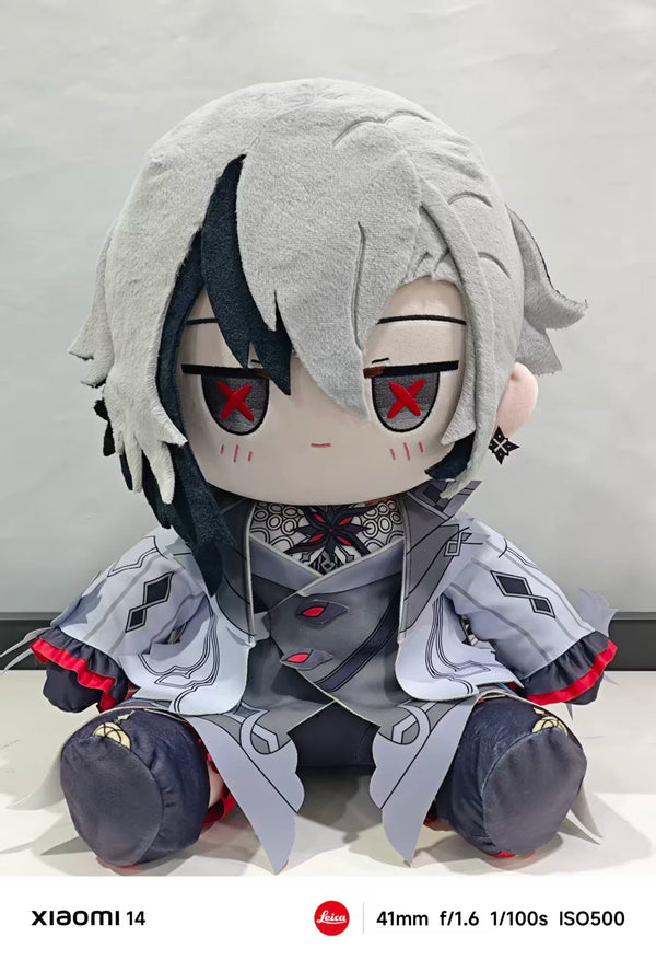 原神 アルレッキーノ ぬいぐるみ 綿人形 召使 40cm 萌えグッズ 着せ