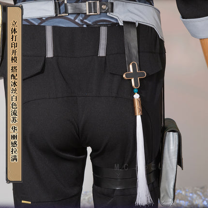 【限定販売】Monenjoy 鳴潮 コスプレ衣装　主人公（気動）　アクセサリー付　実物化　実装化　イベント　仮装　カッコイイ　ハロウィン - Monenjoy