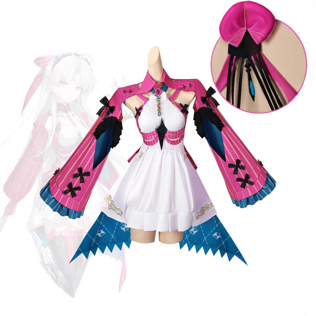 Monenjoy 鳴潮 カルロッタ Carlotta Montelli 　ワンピース　礼服　可愛い　コスプレ衣装　イベント　仮装 - Monenjoy