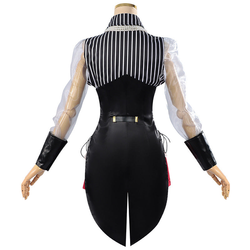 Monenjoy バンドリ！アヴェムジカ TVアニメ ムジカ　　若葉 睦　三角 初華　八幡 海鈴　祐天寺 にゃむ　豊川 祥子　イヤリング贈り　舞台服　コスチューム　洋服　イベント　仮装　ロリータ　可愛い　 - Monenjoy