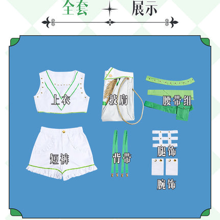 Monenjoy　前橋ウィッチーズ　北原 キョウカ　コスプレ衣装　緑色　ライブ服　舞台服　演出服　