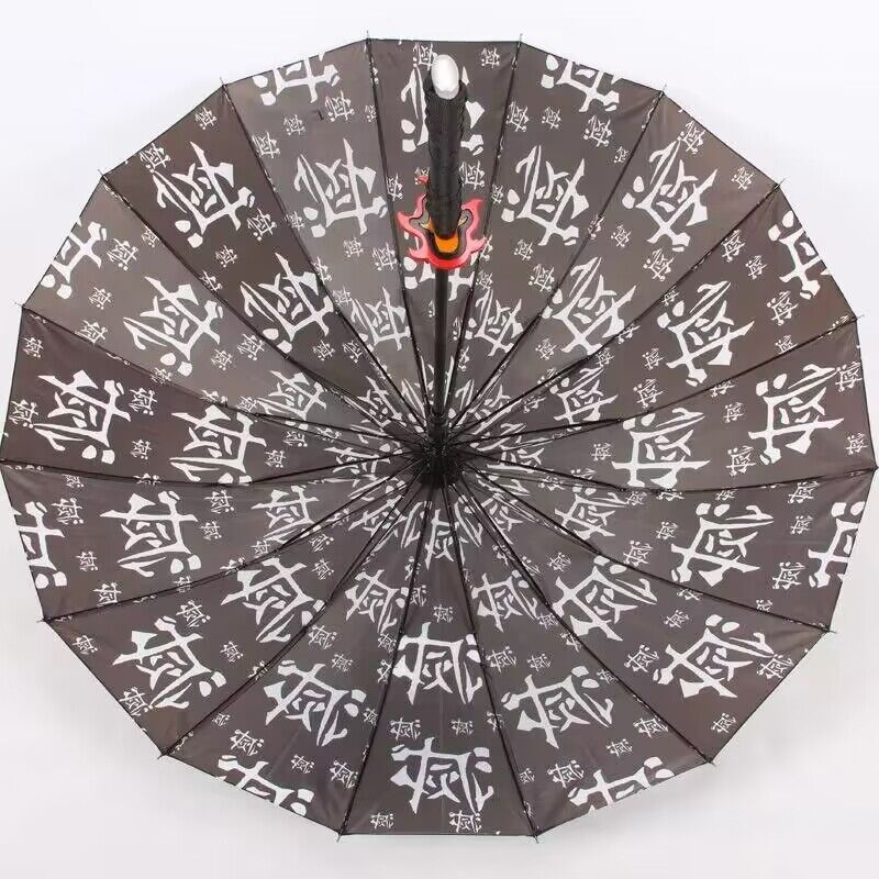 Monenjoy 鬼滅の刃 サムライ傘 無限城編　 炭治郎　我妻 善逸　冨岡 義勇　杏寿郎　胡蝶 しのぶ　無一郎　傘　長傘　100㎝　コスプレ道具　アクセサリー　