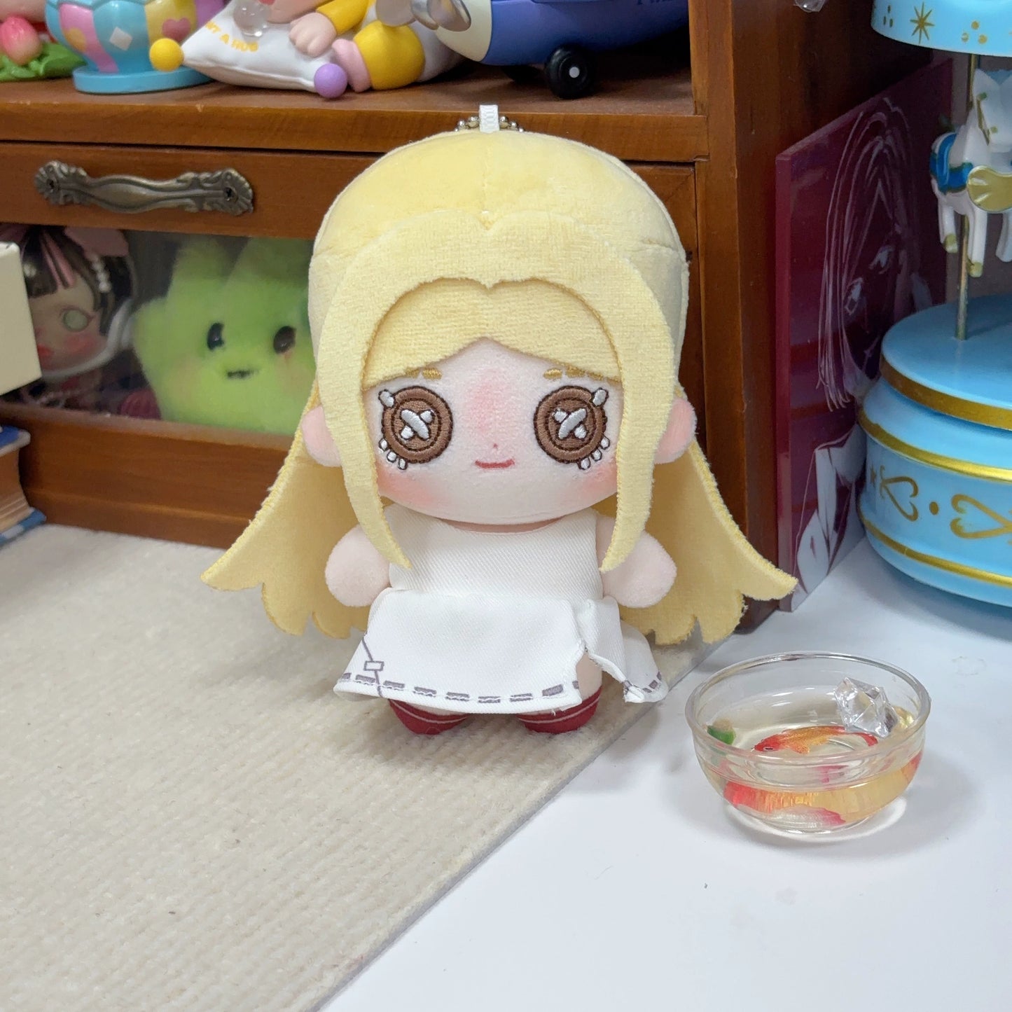 アイデンティティ5 　少女　ぬいぐるみ　ボロい服　敬虔なる者　10cm キーホルダー　綿人形　第五人格/IdentityV 同人グッズ　記憶　非公式グッズ