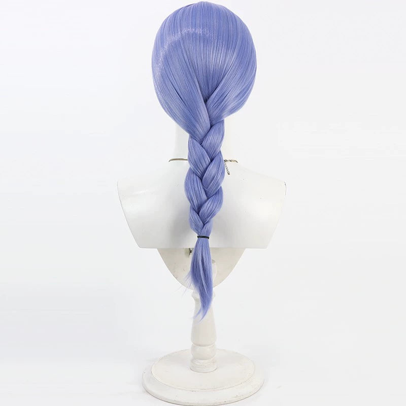 Monenjoy HUNDRED LINE - Final Defense Academy Moshiro Moko Wig Short Hair Braids Cosplay Prop Side Braid Braid Hair Hundred Wig Event