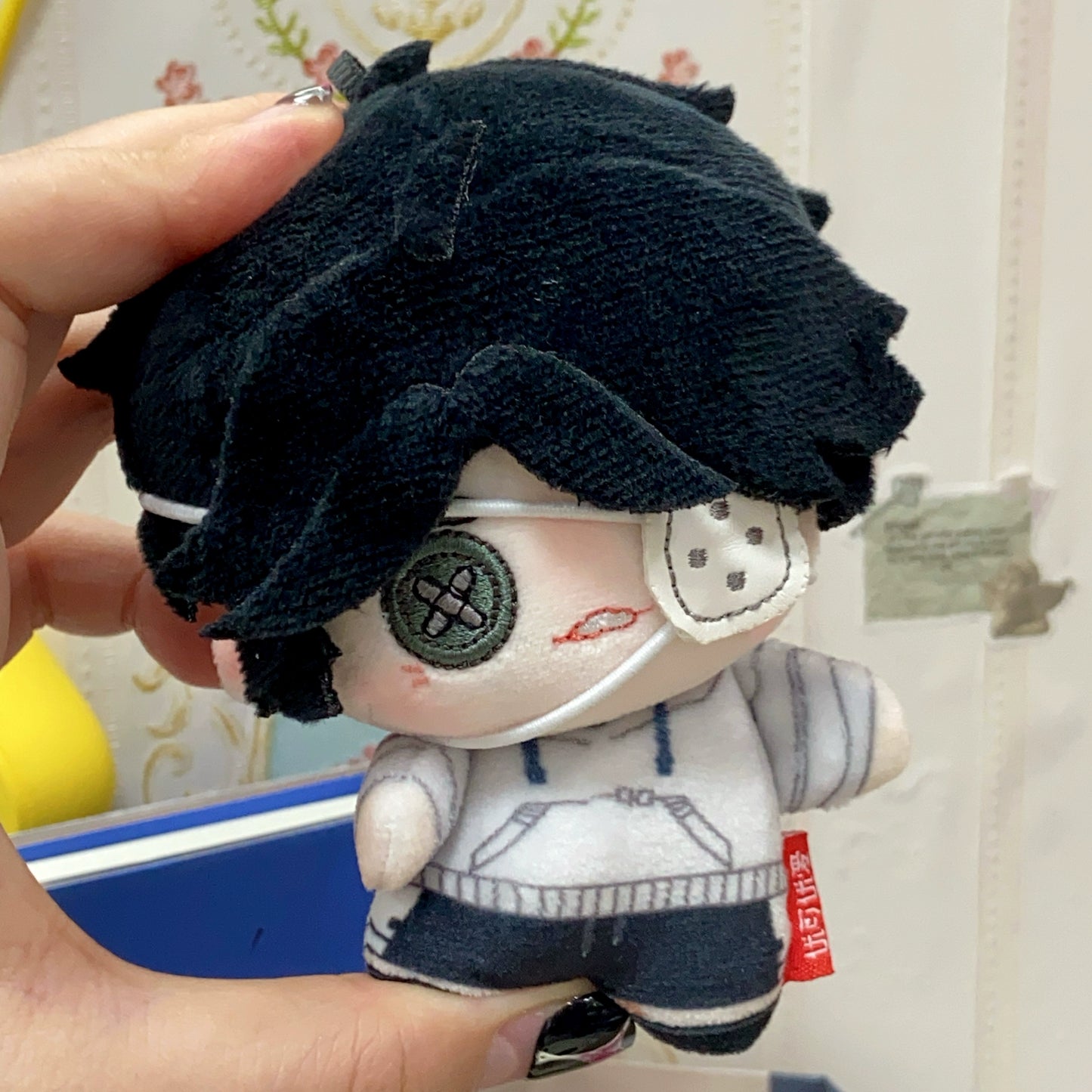 第五人格×B․Duckコラボ第2弾　囚人　ぬいぐるみ　SSRコラボ衣装 10cm キーホルダー　綿人形　第五人格/IdentityV 　ルカ・バルサー　ふわふわ　同人グッズ　非公式グッズ