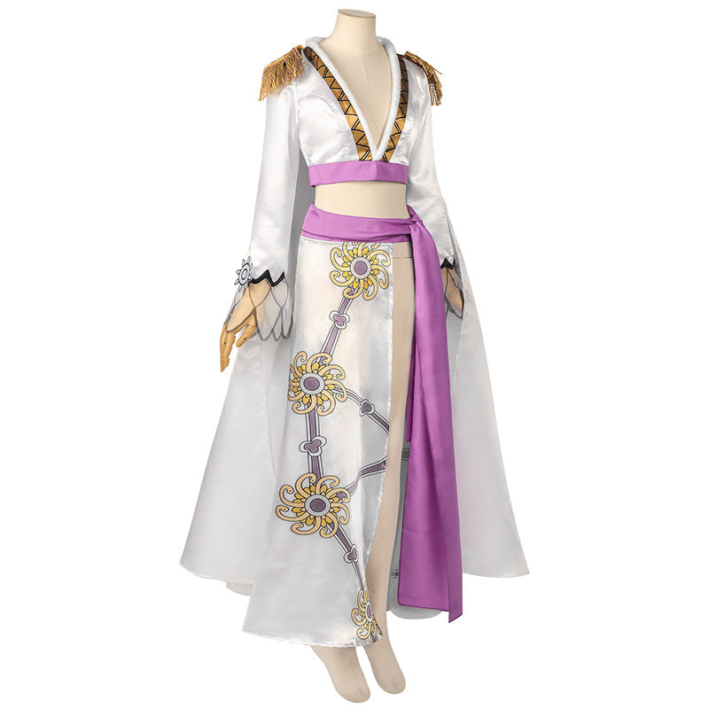 Monenjoy ONE PIECE　王下七武海　ボア・ハンコック　コスプレ衣装　海賊女帝　ワンピース　蛇姫　イベント　九蛇海賊団船長　コスチューム　GS1906