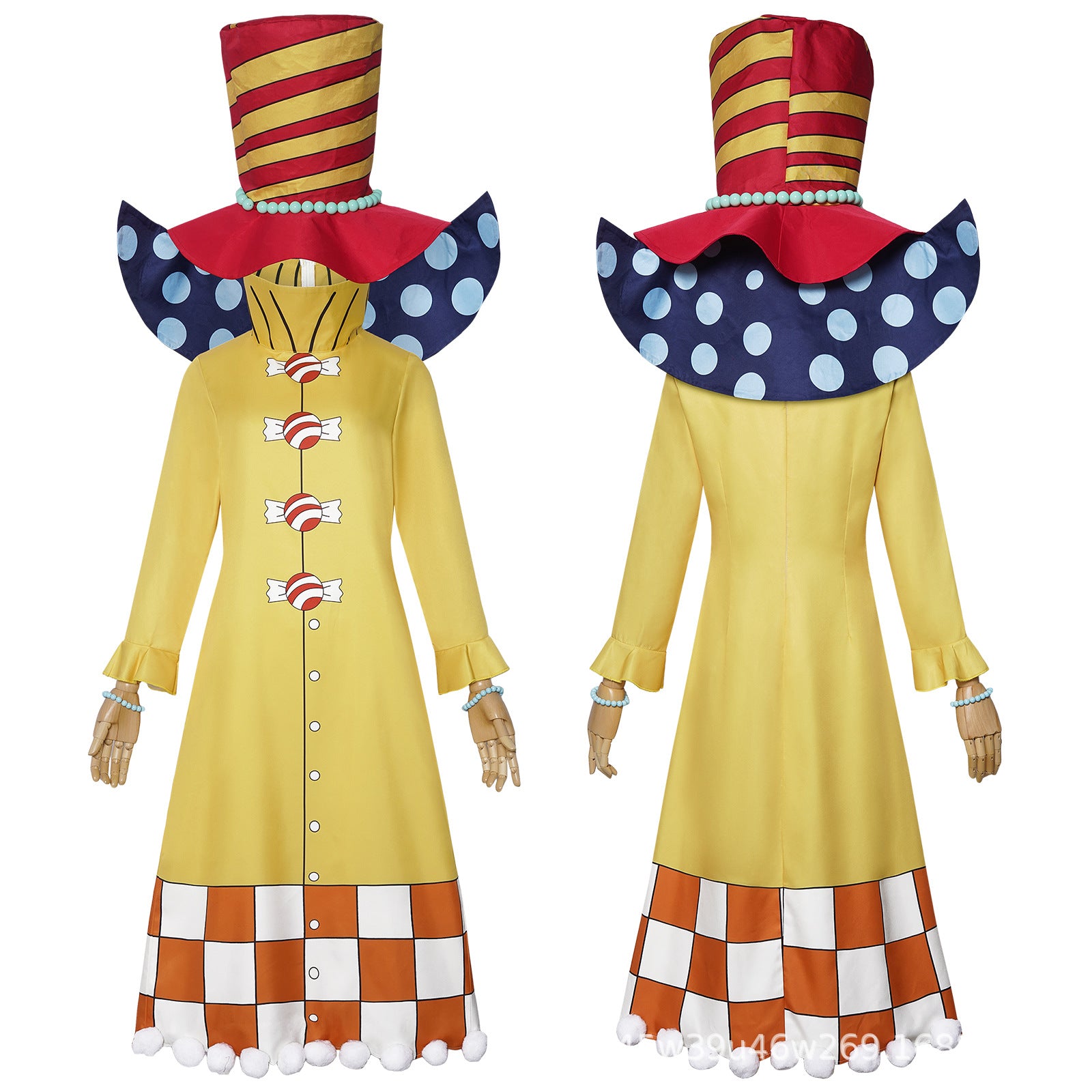 Monenjoy 　ONE PIECE 　シャーロット・ペロスペロー キャンディ大臣 コスプレ衣装　イベントGS1150 - Monenjoy