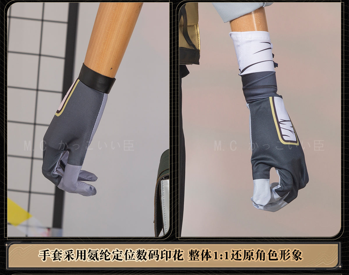 【限定販売】Monenjoy 鳴潮 コスプレ衣装　主人公（気動）　アクセサリー付　実物化　実装化　イベント　仮装　カッコイイ　ハロウィン - Monenjoy