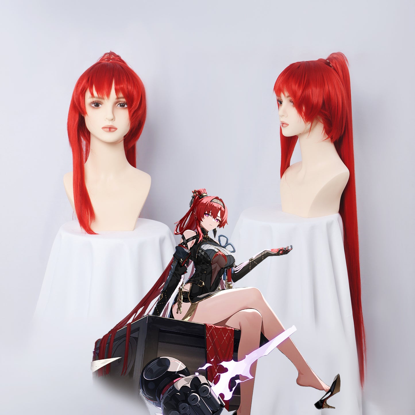 Monenjoy　鳴潮　インリン　コスプレ　吟霖　衣装　ワンピース　アクセサリー付 - Monenjoy