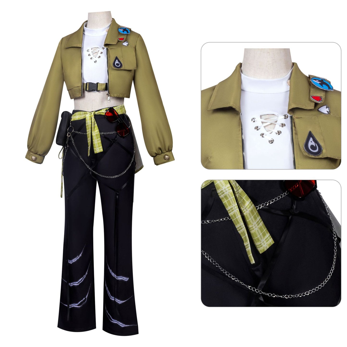 Monenjoy アークナイツ　明日方舟　濁心スカジ　コスプレ衣装　 Skadi the Corrupting Heart　コスチューム　イベント