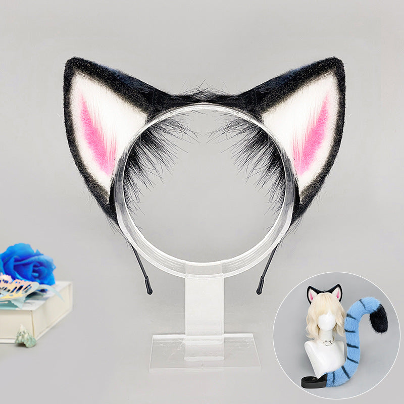 Monenjoy　映画『KPOPガールズ！デーモン・ハンターズ サジャ・ボーイズ　虎　耳＋尻尾　虎尻尾　イベント　kpop demon hunters plush K-POP  アニメーション