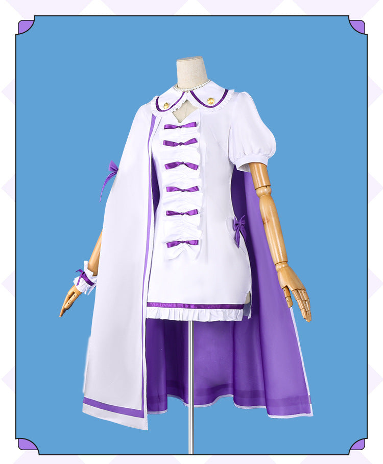 Monenjoy　前橋ウィッチーズ 新里 アズ　紫色 コスプレ衣装　ライブ服　舞台服　コスチューム　魔女　