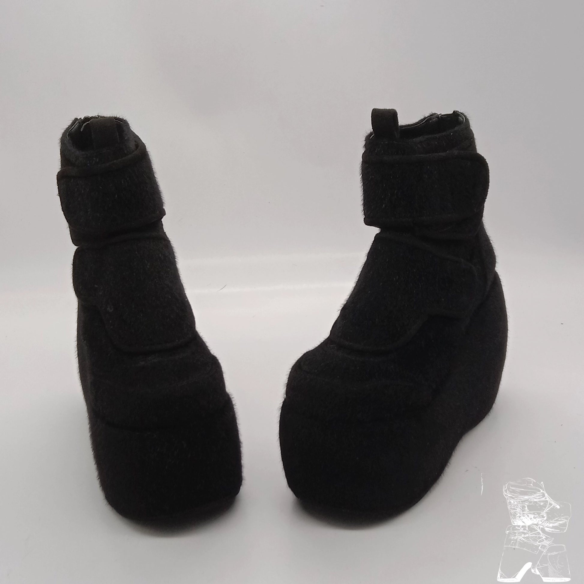 Monenjoy 　サイドゴアブーツ　厚底ブーツ　ロリータ　ゴスロリ　厚底パンプス　かわいい - Monenjoy