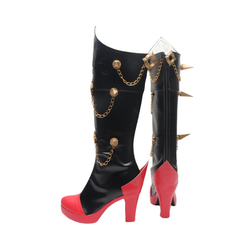 Monenjoy ゼンゼロ ルーシー 　シューズ　ヒールブーツ　コスプレ道具　ルシアーナ・デ・モンテフィーノ　イベント　オーダーメイド