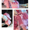 Monenjoy　ピンク色　地雷系　ロリータ　シューズ　ブーツ　花嫁　底14cm　5.5cm　ヒールパンプス　かわいい　アクセサリー「転売」