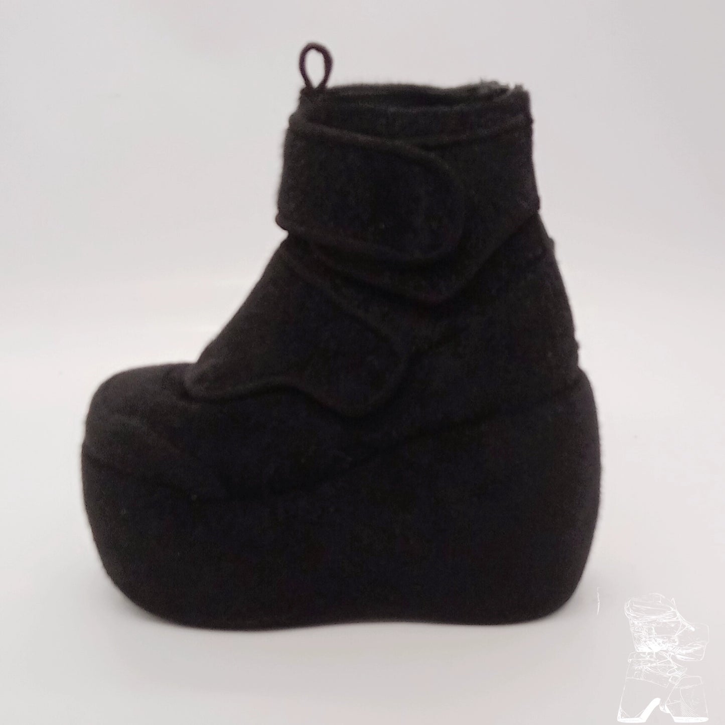 Monenjoy 　サイドゴアブーツ　厚底ブーツ　ロリータ　ゴスロリ　厚底パンプス　かわいい - Monenjoy