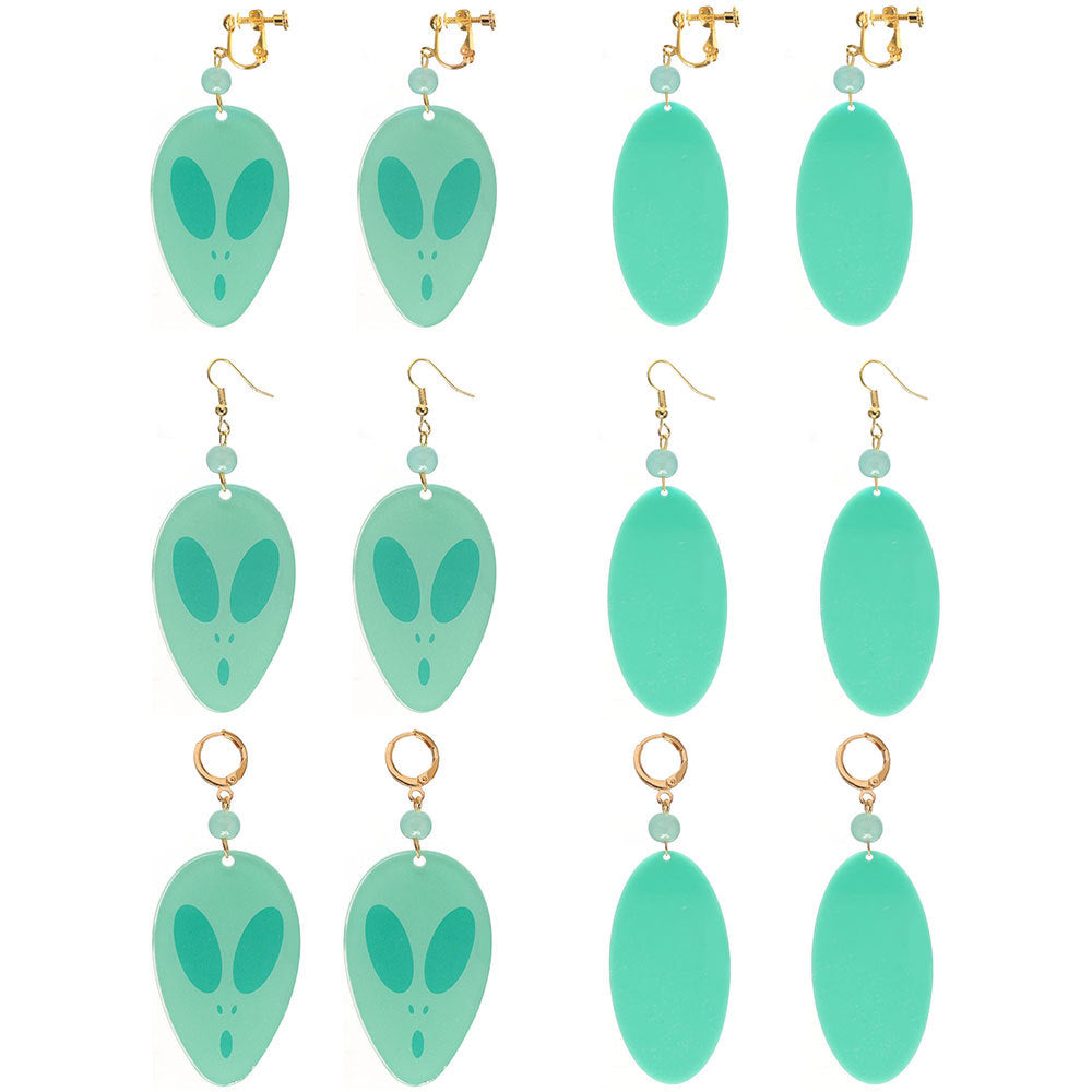 Monenjoy ダンダダン イヤリング　おもちゃ　綾瀬 桃 耳飾り　ピアス　あやせ もも アクセサリー　コスプレ道具 - Monenjoy