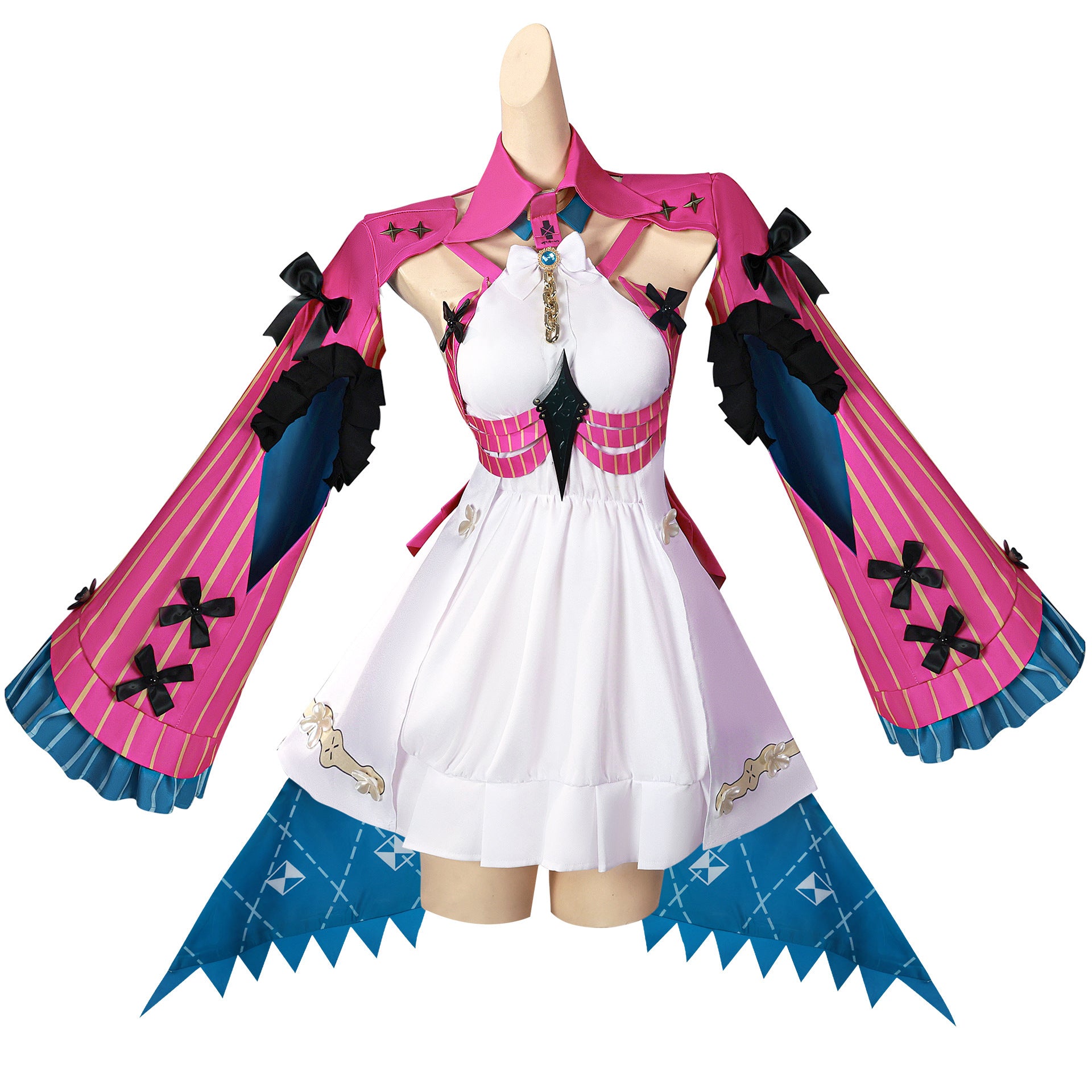 Monenjoy 鳴潮 カルロッタ Carlotta Montelli 　ワンピース　礼服　可愛い　コスプレ衣装　イベント　仮装 - Monenjoy