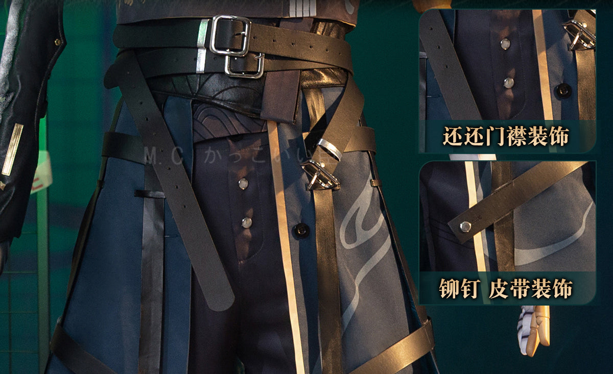 【限定販売】Monenjoy　鳴潮　コスプレ衣装　かじょりん(哥舒臨)　イヤリング＋ネックレス贈り　コスチューム　カジョリン　イベント　カッコイイ　ハロウィン　 - Monenjoy