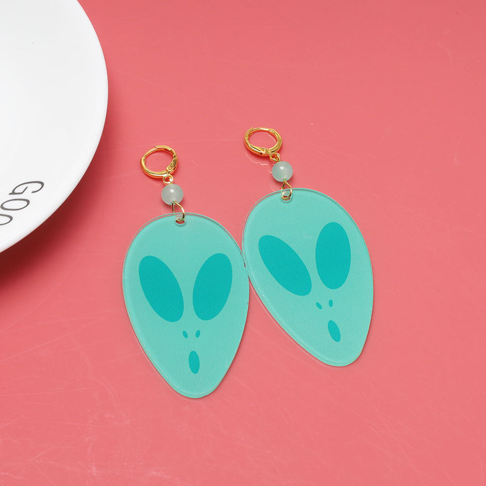 Monenjoy ダンダダン イヤリング　おもちゃ　綾瀬 桃 耳飾り　ピアス　あやせ もも アクセサリー　コスプレ道具 - Monenjoy