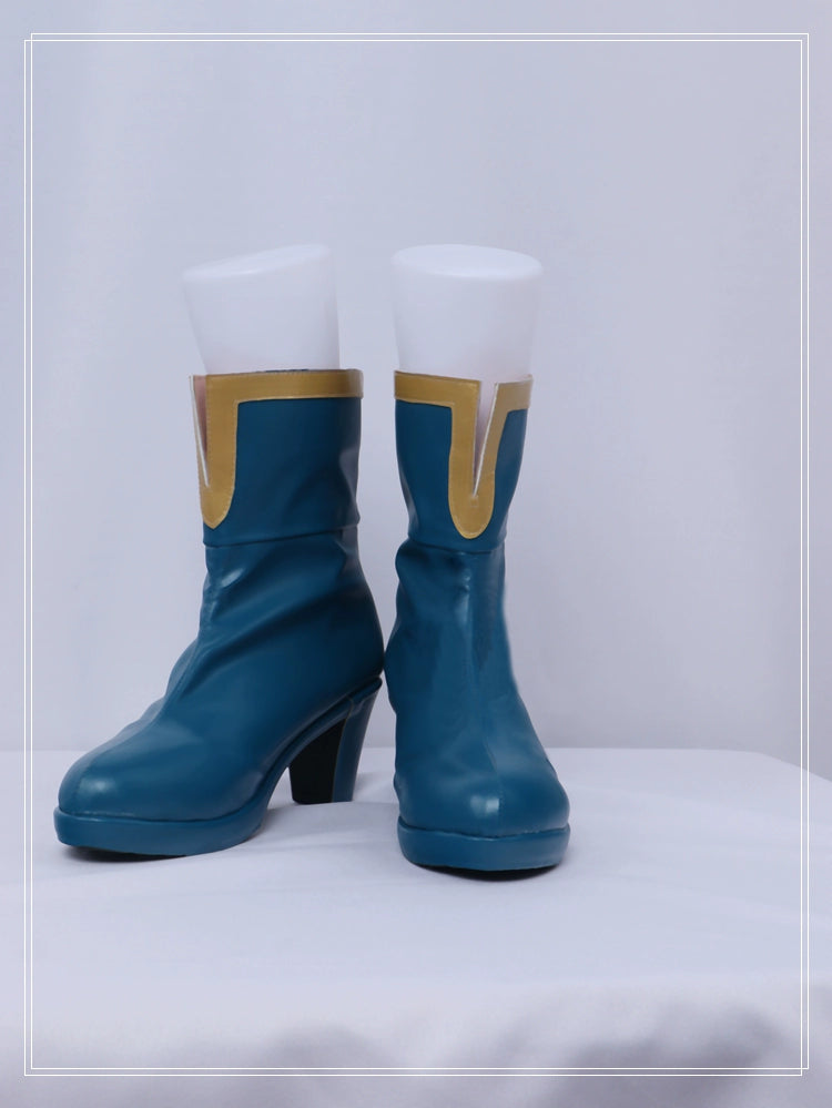 Monenjoy　魔法少女まどか☆マギカ　美樹 さやか　コスプレ道具　魔法少女　シューズ　靴　オーダーメイドGS1176 - Monenjoy