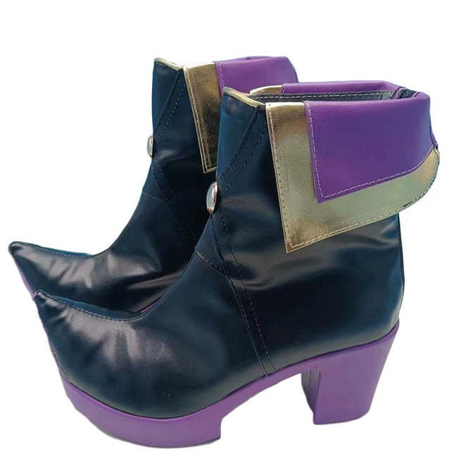 Monenjoy 魔女の旅々 イレイナ ブーツ ヒールブーツ 靴 シューズ コスプレ道具 オーダーメイド