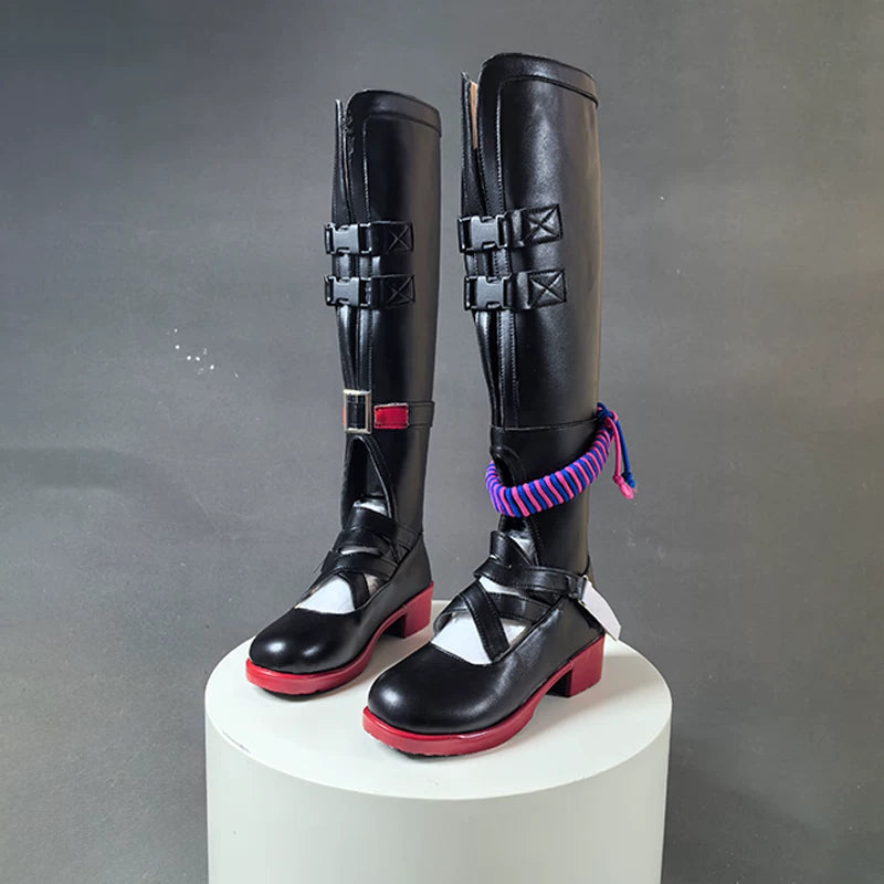 Monenjoy  アークナイツ エンドフィールド ロッシ ロングブーツ　コスプレ道具　シューズ　靴　舞台道具 Monenjoy