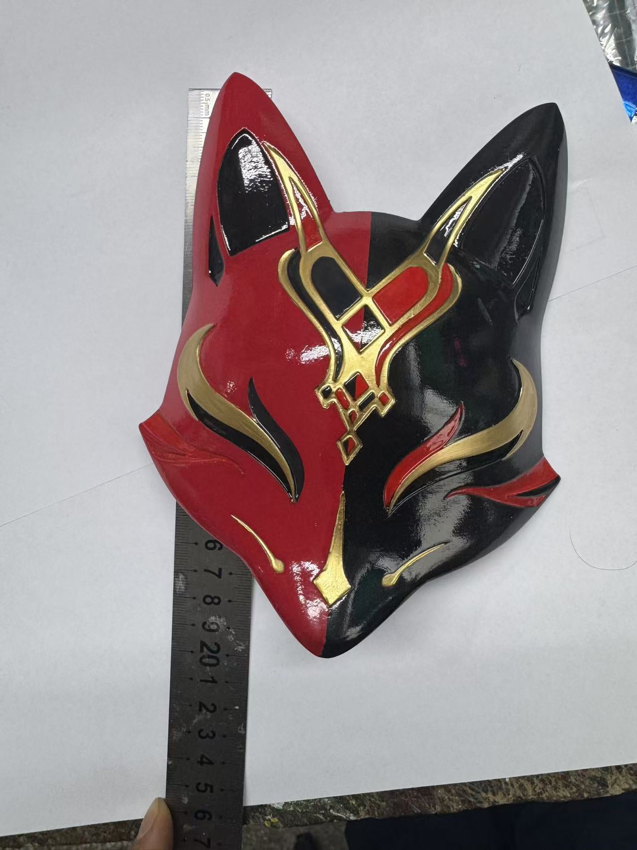 Monenjoy コスプレ道具 崩壊スターレイル 花火 マスク 樹脂 3Dプリント レプリカ 装備道具 撮影道具 おもちゃ 手遊び ハロウィン 撮影道具 ハロウィン イベント 学園祭 - Monenjoy