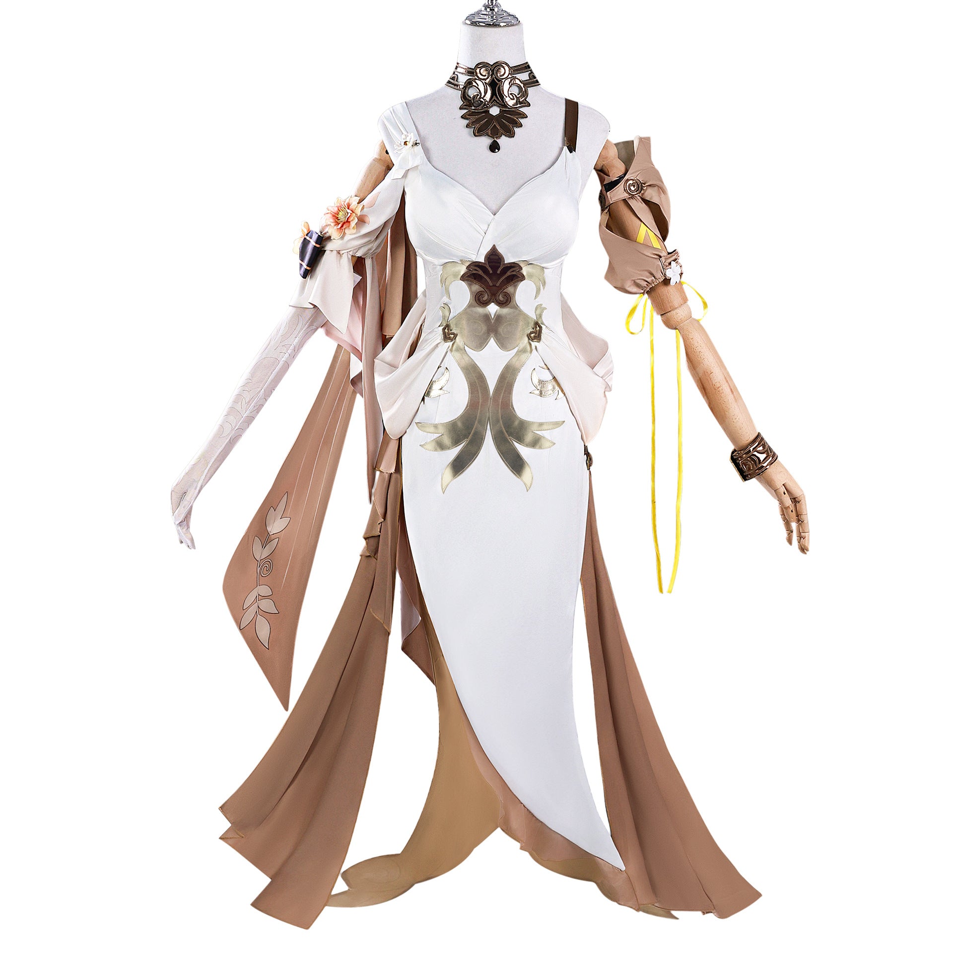 崩壊スターレイル　アグライア　コスプレ衣装　仮装　ウィッグ付き Amazon.co.jp: [はないかだ] アグライア コスプレ衣装 ウィッグ