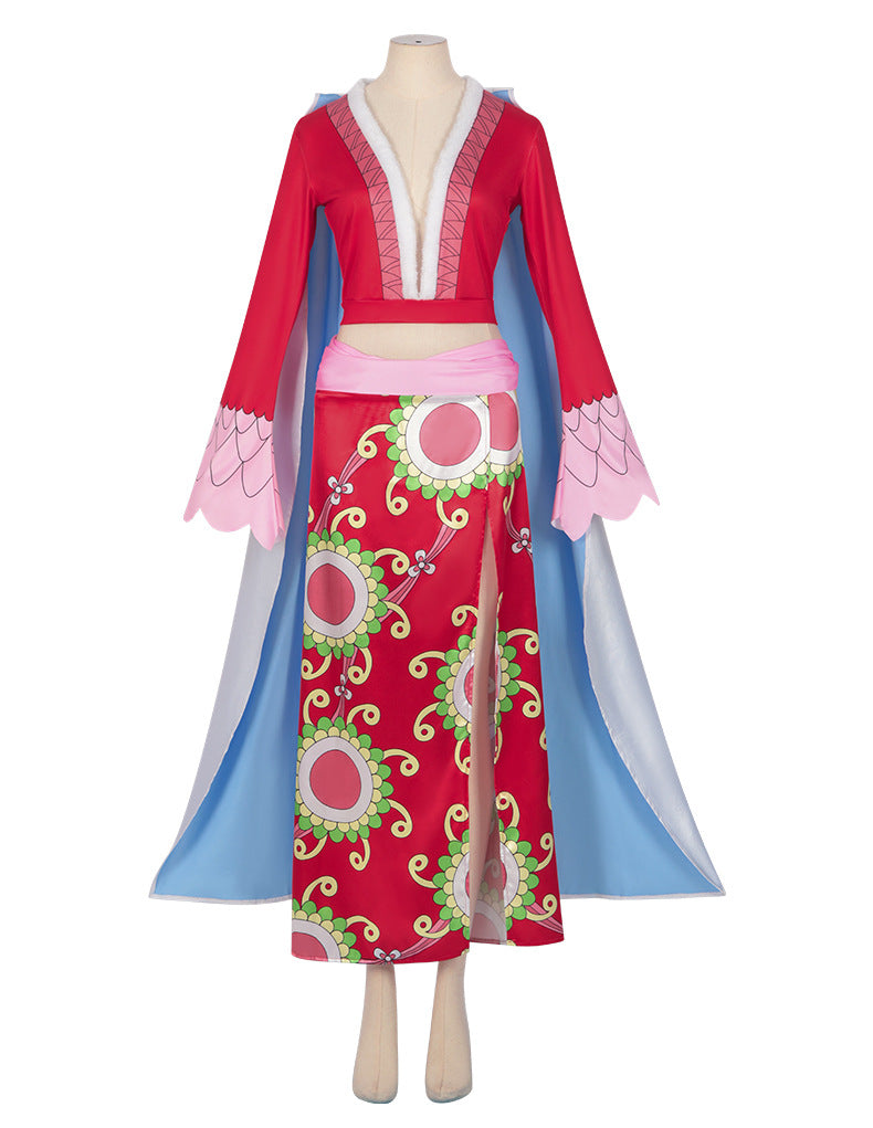 Monenjoy　onepiece　ワンピース　海賊女帝　ボア・ハンコック 九蛇海賊団　 船長　コスプレ衣装GS1267 - Monenjoy