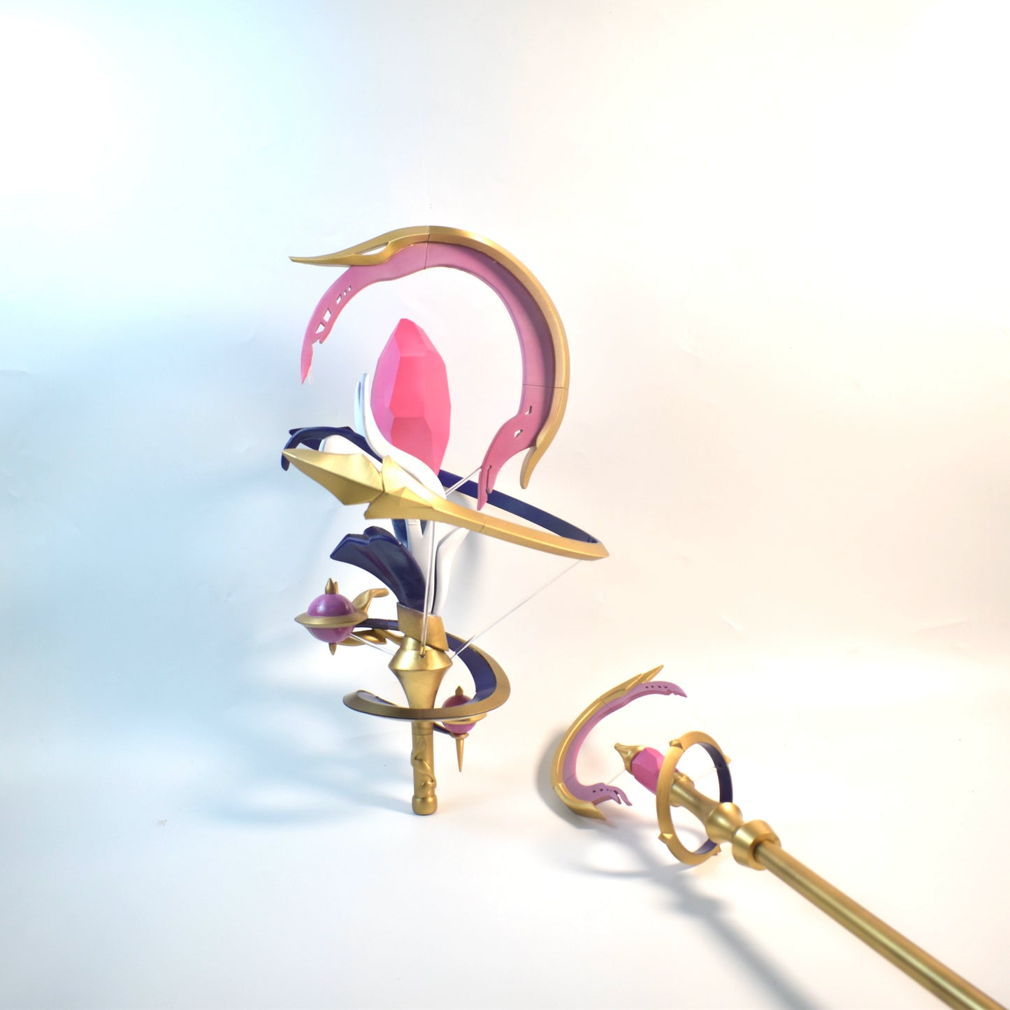 Monenjoy 崩壊3rd ハーイ愛の妖精さん エリシア コスプレ道具　妖精エリ 真我・人の律者　180cm　FDM材質　武器モデル　685g