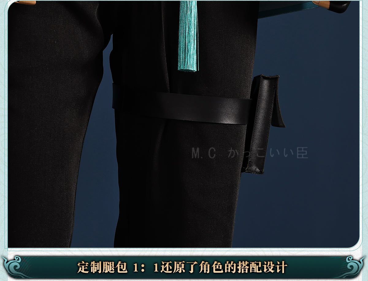 Monenjoy　鳴潮 (Wuthering Waves)　コスチューム　忌炎（きえん）　同人服　コラボIP限定版　イヤリング付　めいちょう　コスプレ衣装　イベント　仮装　ハロウィン　 - Monenjoy