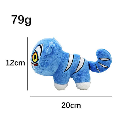 Monenjoy　映画『KPOPガールズ！デーモン・ハンターズ サジャ・ボーイズ　ぬいぐるみ　虎のドール　ブルー色　イベント　kpop demon hunters plush K-POP  アニメーション