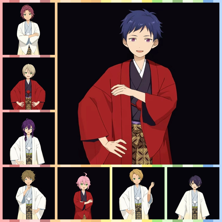 Monenjoy　あんさんぶるスターズ　大神 晃牙　新年会　和服　コスプレ衣装 - Monenjoy