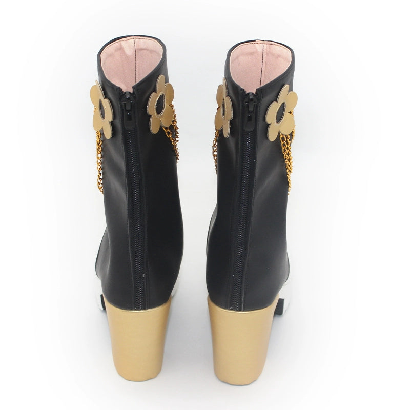 Monenjoy　KPOPガールズ! デーモン・ハンターズ　HUNTRX 　Mira　ロングブーツ　靴　ミラ　シューズ　コスプレ衣装　舞台服　ライブ服　KPop Demon Hunters