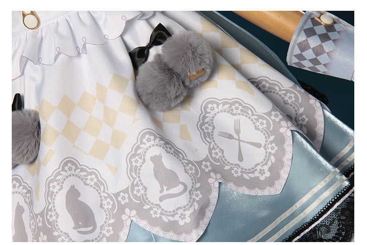 Monenjoy　インフィニティニキ　爽やかなお茶会　コスプレ衣装　洋服　ドレス　ワンピース　地雷系　GS1313 - Monenjoy