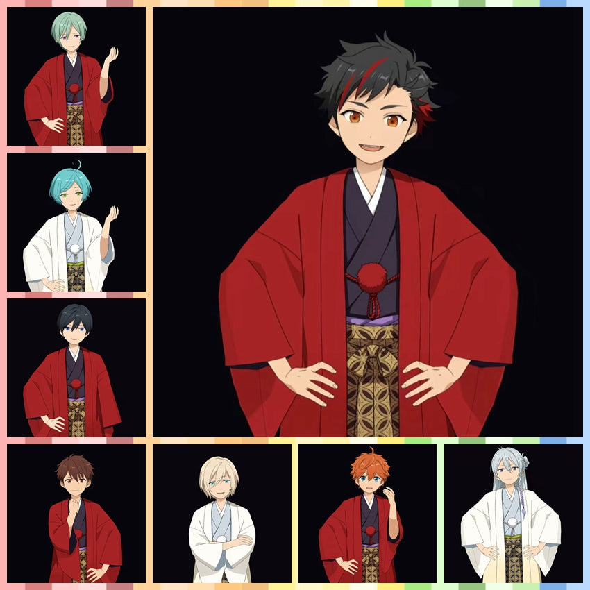 Monenjoy　あんさんぶるスターズ　大神 晃牙　新年会　和服　コスプレ衣装 - Monenjoy