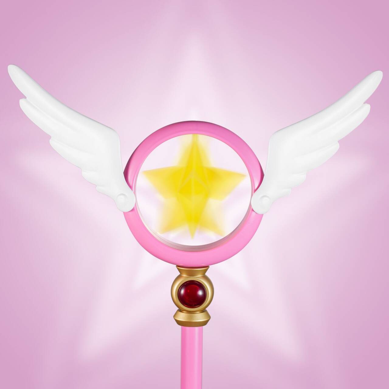 「限定販売」monenjoy カードキャプターさくら 夢の杖（ゆめのつえ）　木之本 桜　封印の杖　クロウカード　樹脂製　コスプレ道具 - Monenjoy