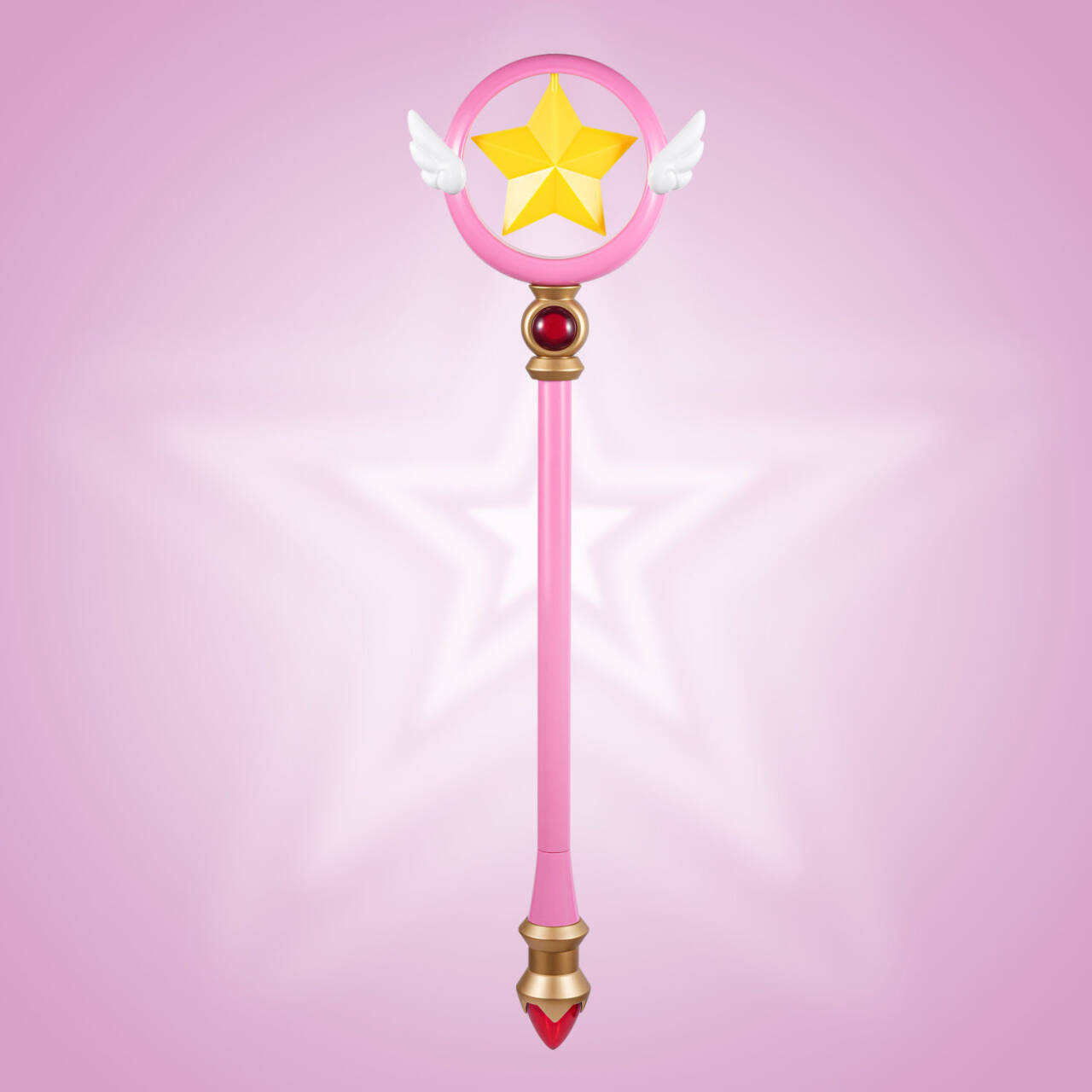 「限定販売」monenjoy カードキャプターさくら 夢の杖（ゆめのつえ）　木之本 桜　封印の杖　クロウカード　樹脂製　コスプレ道具 - Monenjoy