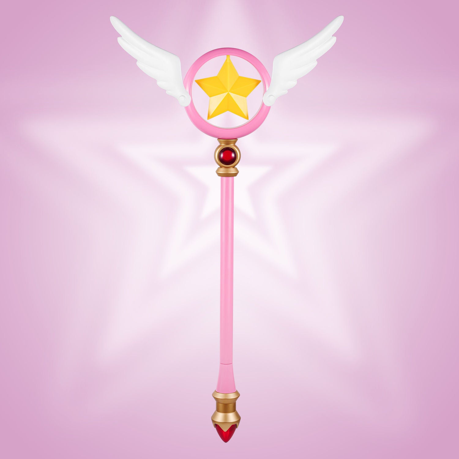 「限定販売」monenjoy カードキャプターさくら 夢の杖（ゆめのつえ）　木之本 桜　封印の杖　クロウカード　樹脂製　コスプレ道具 - Monenjoy