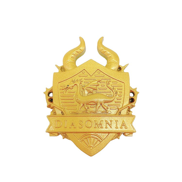 Monenjoy ツイステ コスプレ道具　ブローチ 制服 校章 腕章 ピンバッジ　PU製　撮影道具　コスチューム　イベント　仮装　ハロウィン　学園祭　周年祭　おもちゃ - Monenjoy