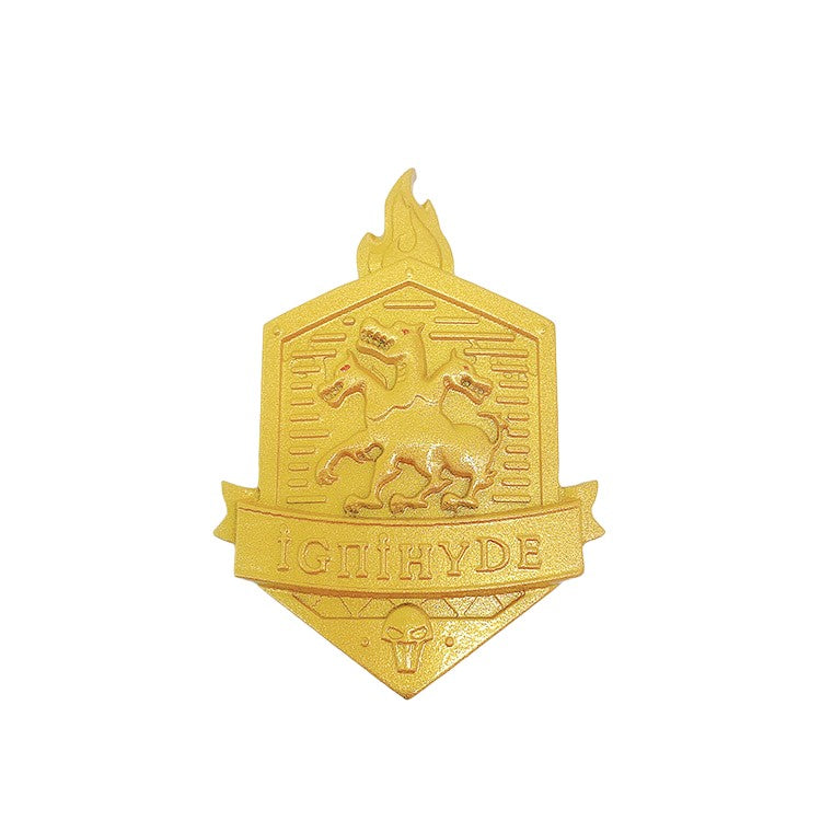 Monenjoy ツイステ コスプレ道具　ブローチ 制服 校章 腕章 ピンバッジ　PU製　撮影道具　コスチューム　イベント　仮装　ハロウィン　学園祭　周年祭　おもちゃ - Monenjoy