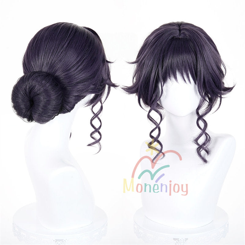 Monenjoy　薫る花は凛と咲く　和栗 薫子　ウィッグ　鬘　ロング　カール　ウェーブ　自然なボリューム感 コスプレ道具　わぐり かおるこ　仮装　クリスマス　